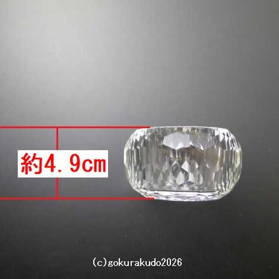 クリスタルガラス具足セットの線香立、のみ 画像