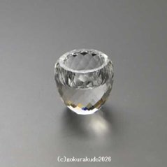 クリスタルガラス具足セットのブッキ、のみ の画像