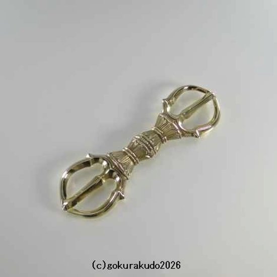 三鈷杵 中型 磨き（栄型）（密教法具・前具）[1本当たり]画像