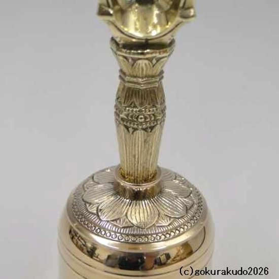 金剛鈴 中型 磨き（栄型）（密教法具・前具）[1本当たり]画像