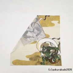 風呂敷〔70×70cm〕/ 俵屋宗達（風神雷神） 綿100％（日本製）画像
