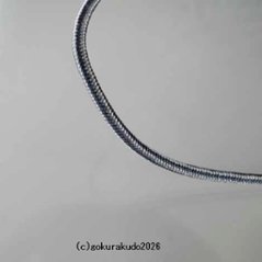数珠用正絹紐O-1番(グレー色と濃紺色)1ｍ当たり の画像