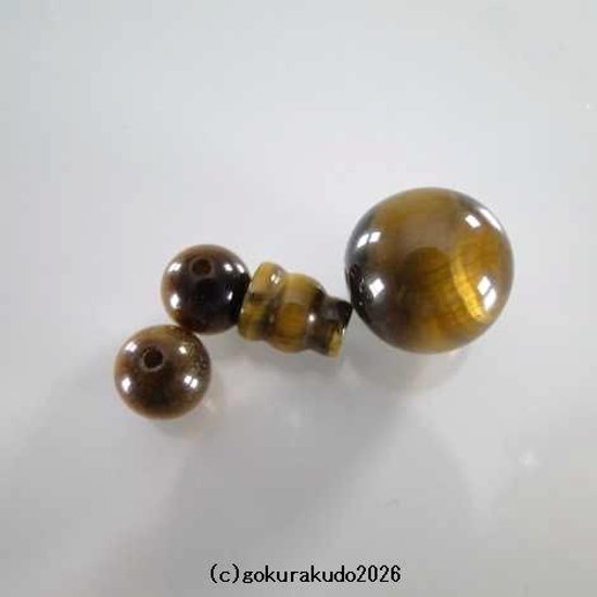 虎目石の（親・２天・ぼさ）22玉用部品セット画像