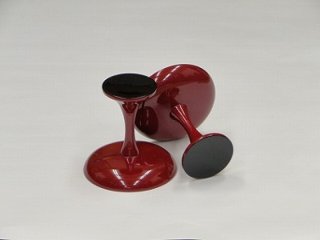 高坏(たかつき、高月)　木製　朱塗　4寸画像