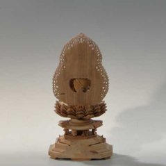大日如来像 2寸 総白檀画像