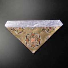 三角打敷 正絹 100代 金茶系色１-Hの画像