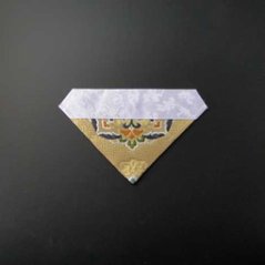 三角打敷 正絹 もっと超小型 金地4-Hの画像