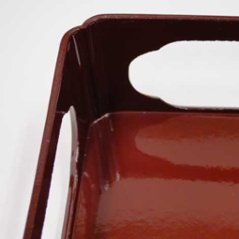 上質プラスチック製 御膳 （朱）5.5寸画像