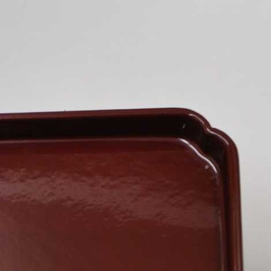 上質プラスチック製 御膳 （朱）5.5寸画像