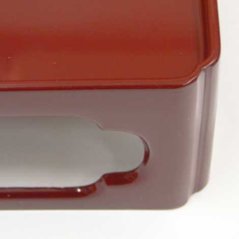 上質プラスチック製 御膳 （朱）6.0寸画像