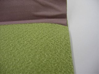 ちりめん数珠入れ 39．苔色 s画像