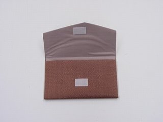 ちりめん数珠入れ 28．抑えた茶色 s画像