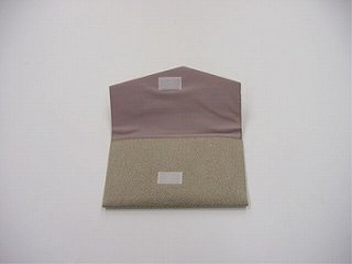 ちりめん数珠入れ 36．砂色 s画像