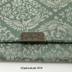 古渡り緞子 数珠袋（数珠入れ）5番 菱鳳凰・柳画像