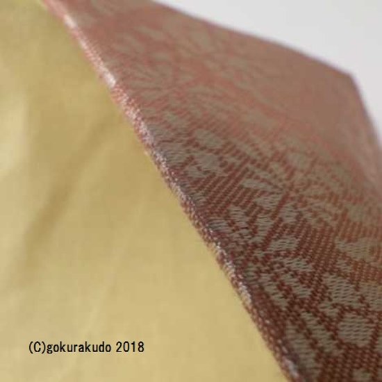 古渡り緞子 数珠袋（数珠入れ）10番 菱鳳凰・ピンク画像
