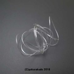 腕輪用透明ゴム 直径0.8ｍｍ  長さ１ｍの画像