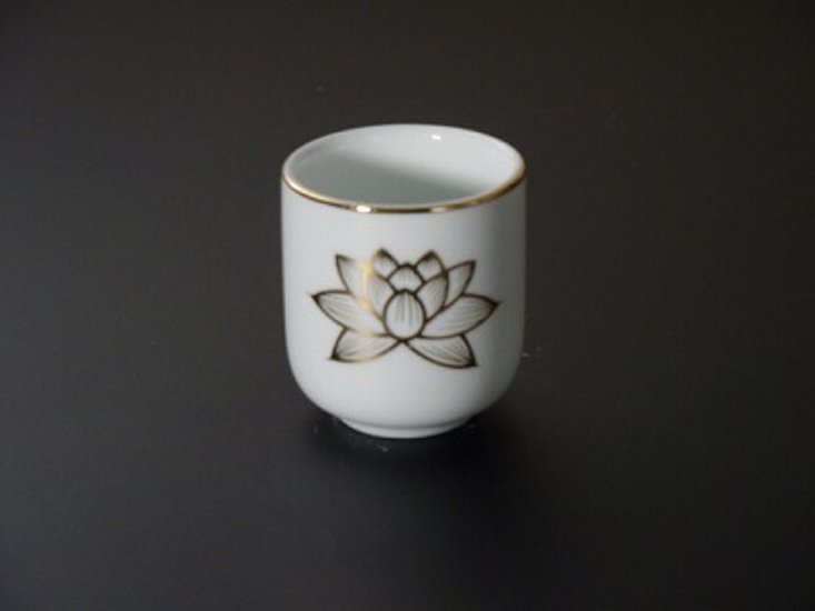 湯飲み・茶湯器／蓮絵柄1.6寸画像