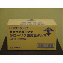 カメヤマローソク　豆ダルマ　１２６本入り ダンボール１ケース６０箱入り  sの画像