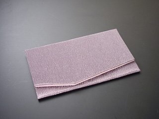 ちりめん金封ふくさ (33．抑えたラベンダー色)（製造終了）の画像