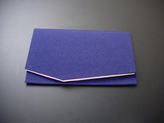 ちりめん金封ふくさ (3．紺色)の画像