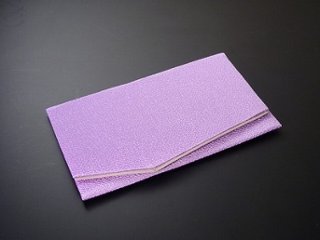 ちりめん金封ふくさ (4．藤色)の画像