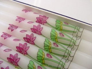 カメヤマローソク　大３号蓮華 16本入り画像