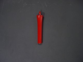 常立て（朱塗の木蝋燭）　3寸（上品）の画像