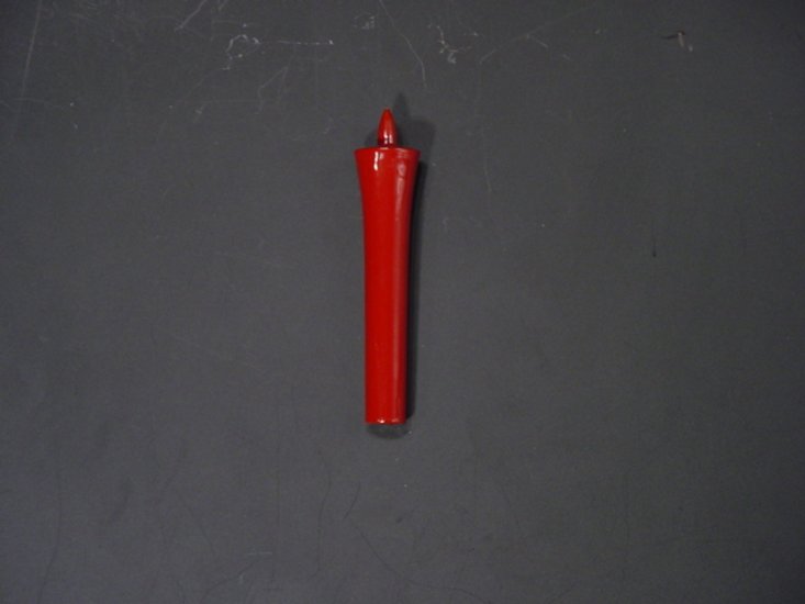 常立て（朱塗の木蝋燭）　3寸（上品）画像