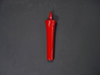 常立て（朱塗の木蝋燭）　3.5寸（上品）の画像