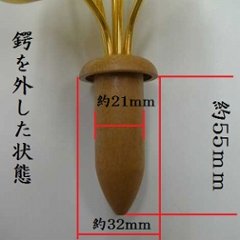 常花・蓮の花/真鍮製 本金メッキ 8号 11本立画像