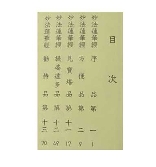 平成新版 真読 妙法蓮華経要品（平がな付）(平楽寺書店蔵版) 画像