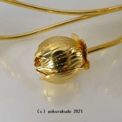 常花・蓮の花/真鍮製 本金メッキ 4号 5本立画像