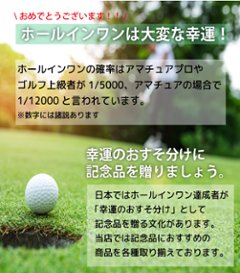 最短即日出荷！ 【ボール種類・デザインが選べる】ホールインワンデザイン ２球＋マーカーセット 化粧箱入り ギフトラッピング無料画像