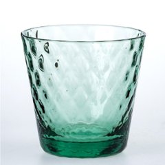 リサイクルガラスロックグラス　網目の画像