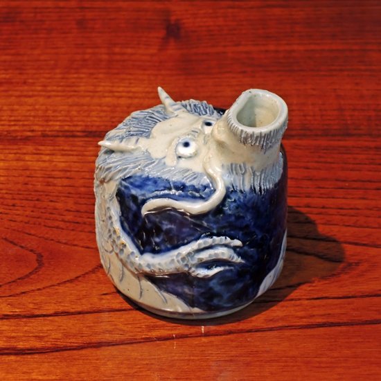 有田焼　童工房　龍　一輪挿し画像