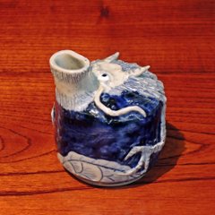 有田焼　童工房　龍　一輪挿し画像