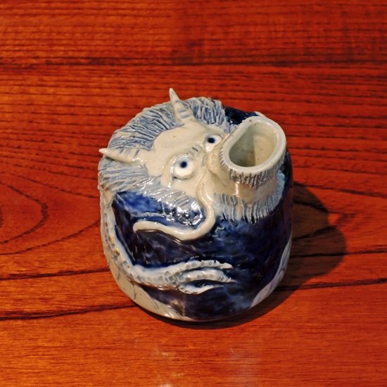 有田焼　童工房　龍　一輪挿し画像