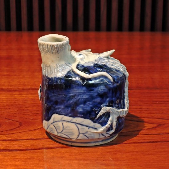 有田焼　童工房　龍　一輪挿し画像