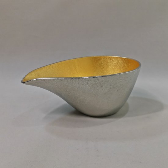 能作　片口-中-金箔　錫100％　235cc画像