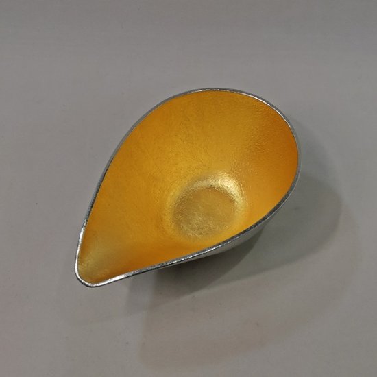 能作　片口-中-金箔　錫100％　235cc画像