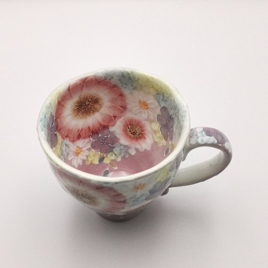 工房ゆずりは　紫京花　マグカップ画像
