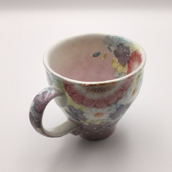 工房ゆずりは　紫京花　マグカップ画像