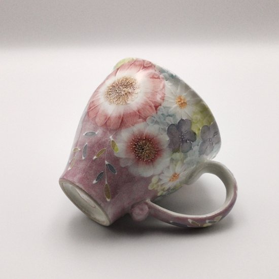 工房ゆずりは　紫京花　マグカップ画像