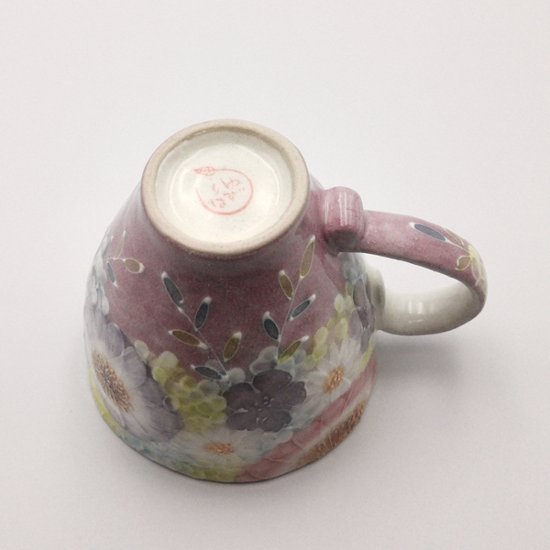 工房ゆずりは　紫京花　マグカップ画像