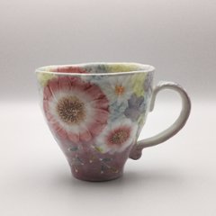 工房ゆずりは　紫京花　マグカップの画像