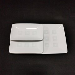 白山陶器　升目紋　長角皿（大）画像