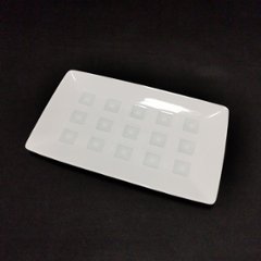 白山陶器　升目紋　長角皿（大）の画像