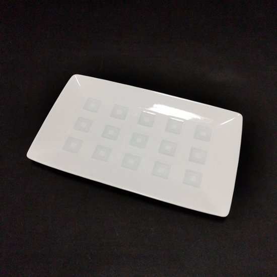 白山陶器　升目紋　長角皿（大）画像