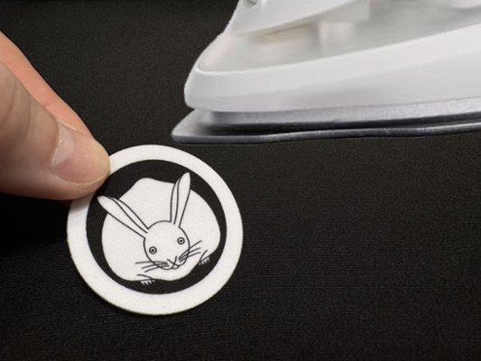 【男性・女性・子ども用】 アイロン定着 貼り紋【ポリエステル】＜がっちりアイロン定着タイプ＞ 6枚入り ※家紋指定できます。の画像