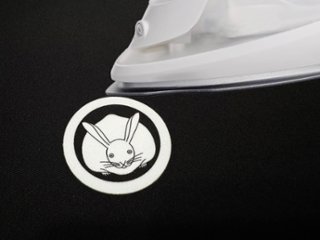 【男性・女性・子ども用】 アイロン定着 貼り紋【ポリエステル】＜がっちりアイロン定着タイプ＞ 6枚入り ※家紋指定できます。画像